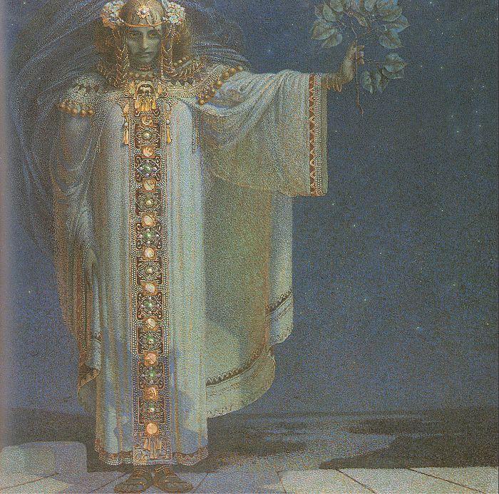 Masek, Vitezlav Karel The Prophetess Libusa France oil painting art